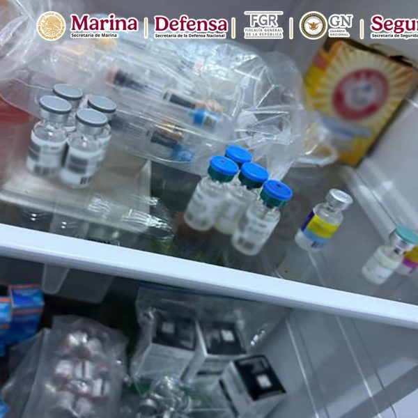 Autoridades federales desmantelan en Huixquilucan una red dedicada a la venta de vacunas falsas (VPH y sarampión) y clonazepam
