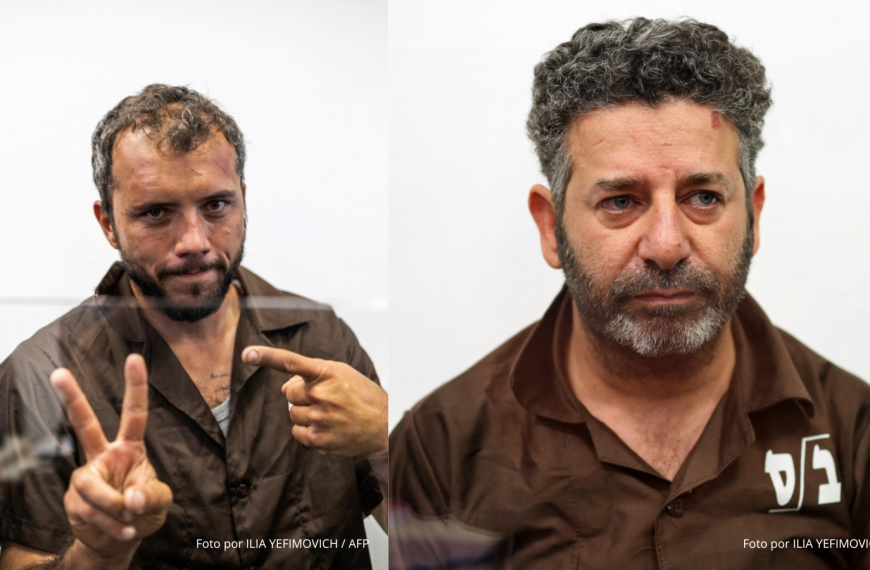 Aislados, golpeados y en huelga de hambre: Saif y Thiago son el rostro del secuestro ilegal de la Flotilla Sumud